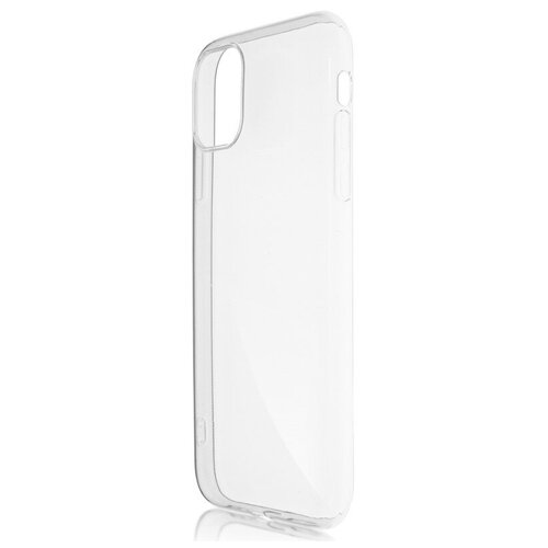 фото Чехол brosco для apple iphone 11 silicone transparent ip11-tpu-transparent