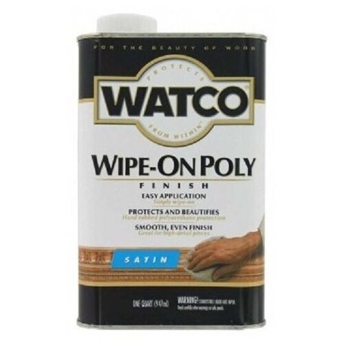 Полироль для дерева WATCO Wipe-On Poly полуматовый 0,946 л