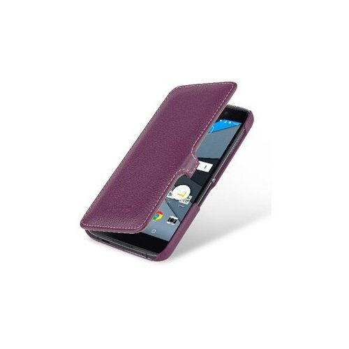 Премиальный элитный чехол-книжка MyPads из качественной импортной кожи с функцией засыпания для BlackBerry Neon/ BlackBerry DTEK50 фиолетовый blackberry