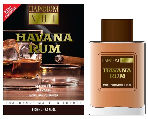 Парфюм Хит Мужской Havana Rum Туалетная вода (edt) 100мл