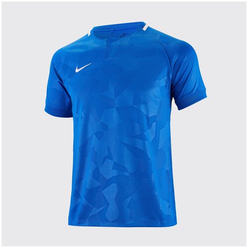 Футболка игровая подростковая Nike Dry Challenge II 894053-463, р-р 147-158 см, Синий