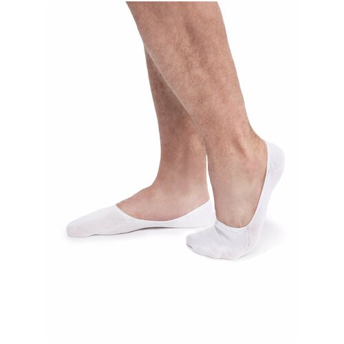 Подследники LUi, 2 пары, размер 43/46, белый 2 пары мужские хлопковые носки