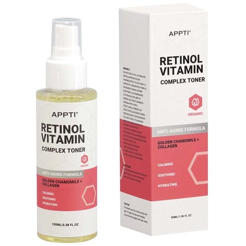 Тонер для лица с ретинолом для очищения кожи от акне