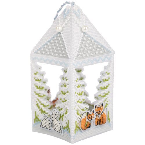 фото Набор для вышивания "panna" ig-7267 "лесной фонарь