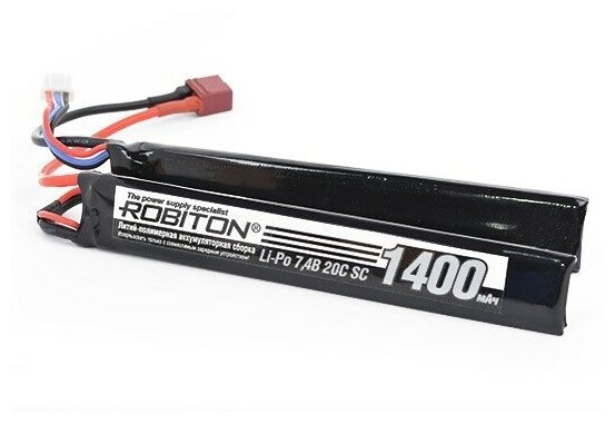 Аккумуляторная сборка ROBITON LP-STN2-1400 Lipo 7.4В 1400мАч