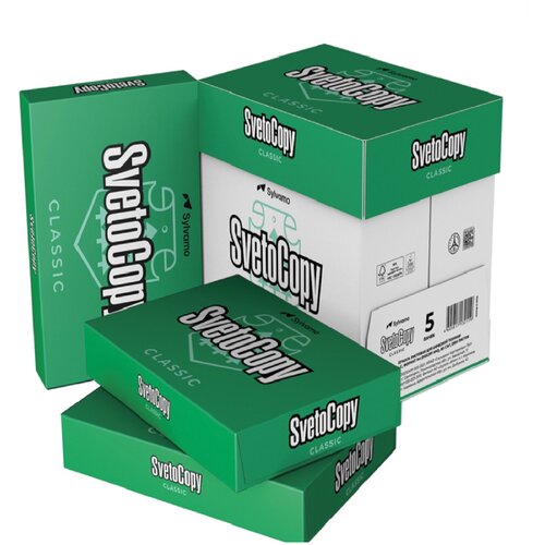 Бумага офисная А4 500 л. Х 5 шт SVETOCOPY CLASSIC (упаковка 5 шт)