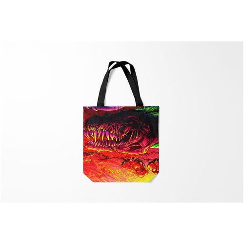 фото Сумка-шоппер / 40х40 см / геймерам / counter strike hyperbeast burnettie