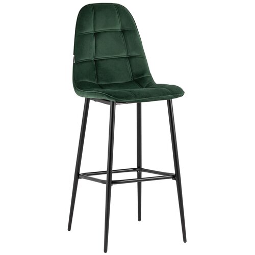 фото Стул барный тейлор велюр зелёный stool group