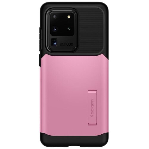 фото Защитный чехол spigen для galaxy s20 ultra - slim armor - розовый - acs00638