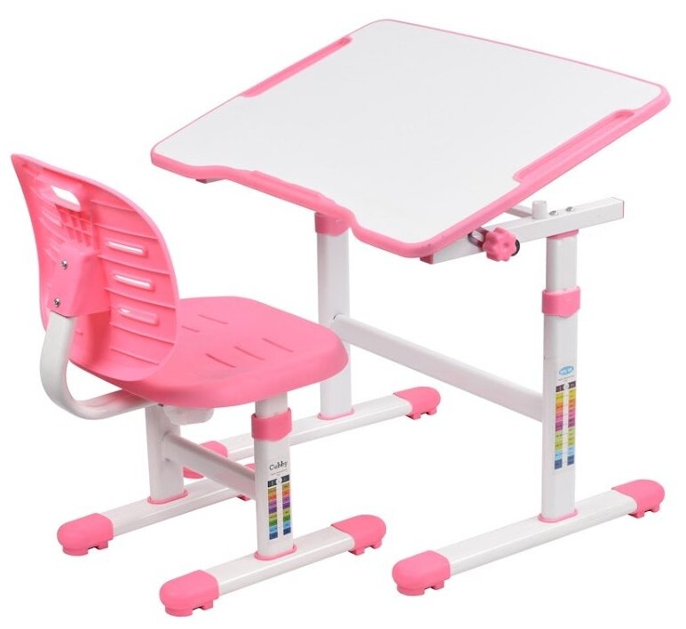 Комплект парта + стул трансформеры Acacia Pink Cubby