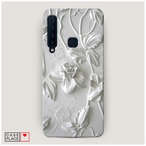 фото Чехол пластиковый samsung galaxy a9 2018 гипсовые цветы case place