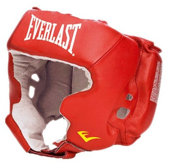 Шлем с защитой щек Everlast USA Boxing Cheek L красный