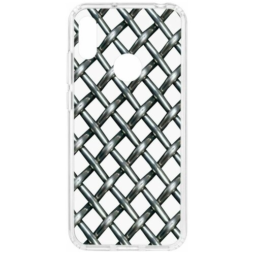 фото Чехол на huawei y6 2019 kruche print стальная сетка / чехол для huawei / чехол с рисунком / чехол с принтом / чехол для хонор / чехол для хуавей / бампер на хуавей / чехол накладка для хонор / противоударная накладка для honor huawei / защита для honor / защита на huawei / cиликоновый чехол для huawei honor / пластиковый чехол на huawei / защитный чехол для honor / чехольчик / защита телефона / ударопрочный чехол кruче