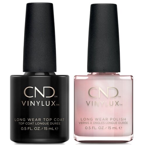 CND Набор лаков для ногтей Vinylux + Top Coat, 103 beau