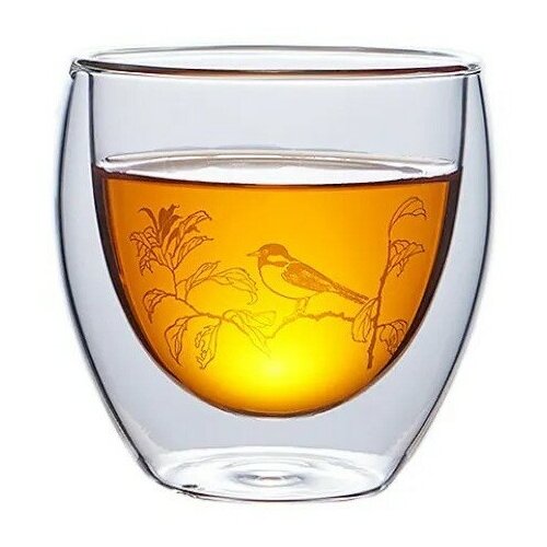 Чашка из двойного стекла, кружка 250 мл