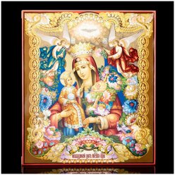 Икона Божией Матери «Неувядаемый цвет» 35 х 40 см