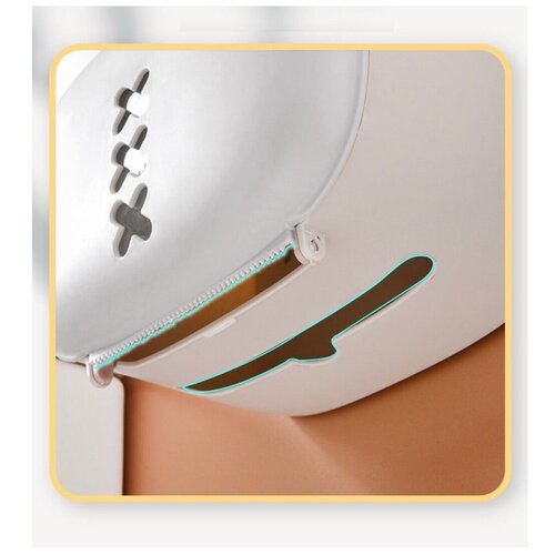 Держатель для туалетной бумаги Диспенсер с ящиком и полочкой, розовый