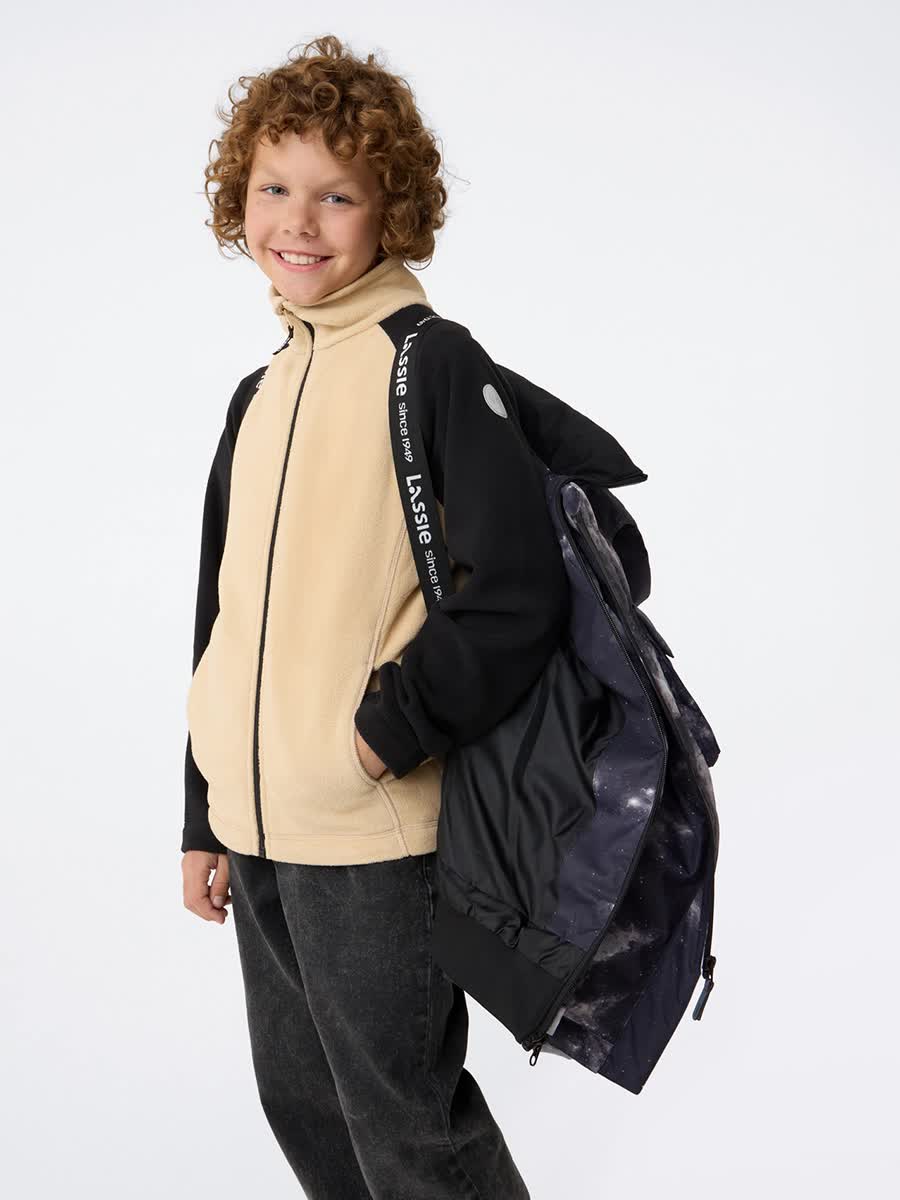 Пуховик Lassie Tila, размер 128, черный — фото 1