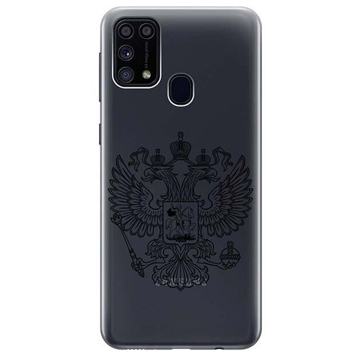 фото Ультратонкий силиконовый чехол-накладка для samsung galaxy m31 с 3d принтом "patriotic spirit" gosso