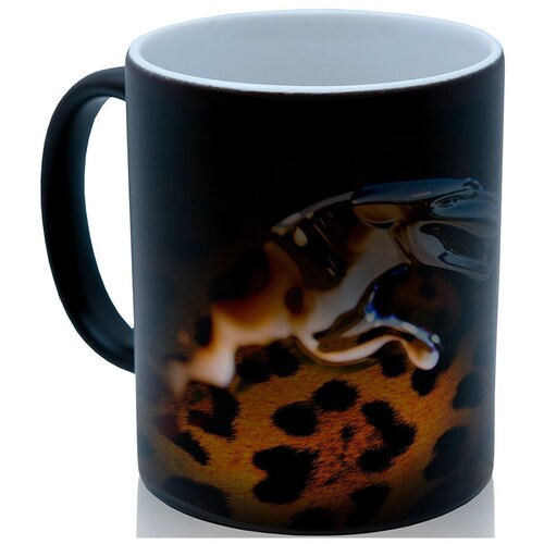 фото Кружка хамелеон ягуар, классный подарок drabs