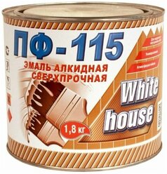 Эмаль ПФ-115 WHITE HOUSE, бежевая, 1,8 кг