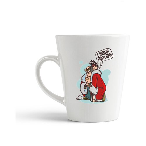 фото Кружка-латте coolpodarok "с новым годом, бро"