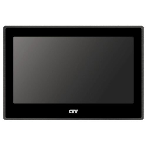 CTV-M5702 Монитор видеодомофона для квартиры и дома с Wi-Fi (Черный) ctv m5702 белый и ctv d4004 графит комплект многофункционального домофона hd wi fi 7
