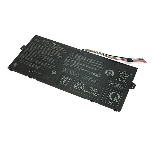 аккумулятор для ноутбука acer travelmate x5 tmx514 51 ap16l5j Аккумуляторная батарея для ноутбука Acer Aspire SF514 (AP16L5J) 7.7V 4659mAh