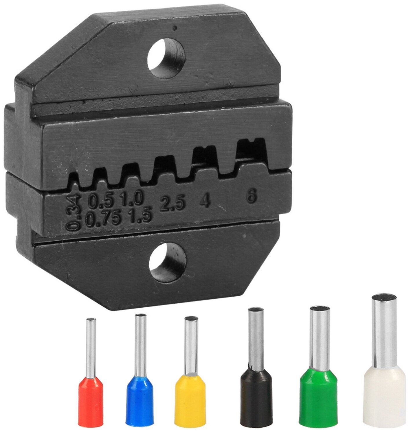 фото Модуль сменный для кримпера для обжима штыревых наконечников 0,5-4 мм KING TONY 67GNP01