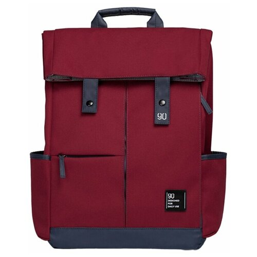 фото Городской рюкзак xiaomi 90 points college casual backpack red