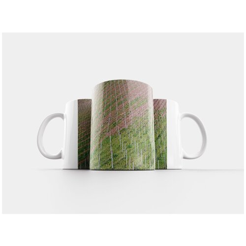 фото Кружка "задний план, шаблон, виноградник" 320 мл lotsprints