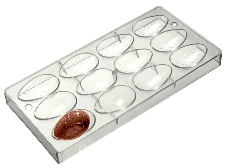 Форма для конфет Шоколадное яйцо 12 ячеек Bake ware