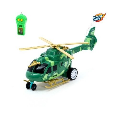 фото Вертолет радиоуправляемый «штурм в небе», свет, работает от батареек woow toys