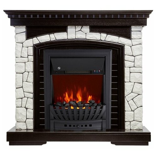 Электрический камин       Royal Flame Aspen + Glasgow 2 кВт 116 см 111 см 40 см венге/белый/black