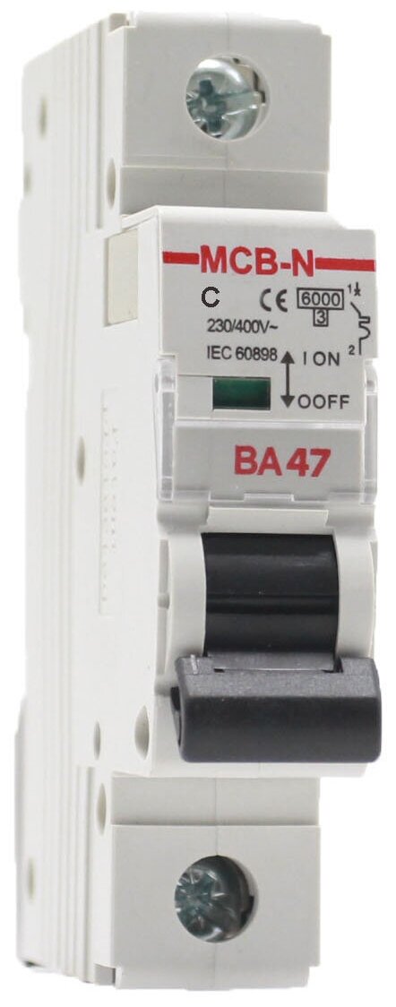 Автоматический выключатель AKEL ВА47-MCB-N-1P-C3-AC, 1 шт.
