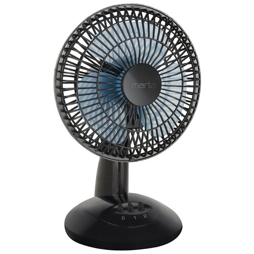 Вентилятор MARTA MT-FN2534 черныйголубой настольный 99900₽