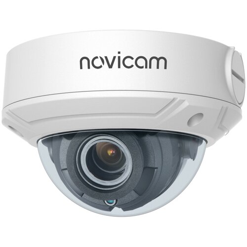 вандалозащищённая уличная всепогодная купольная ip видеокамера novicam nc4007 Купольная уличная IP видеокамера 2 Мп Novicam PRO 27 с аудиовходом v.1378