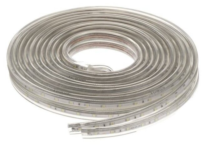 фото Светодиодная лента Ecola 12 × 7 мм, 20 м, IP68, SMD2835, 60 LED/м, 4 Вт/м, 220 В, 6000К