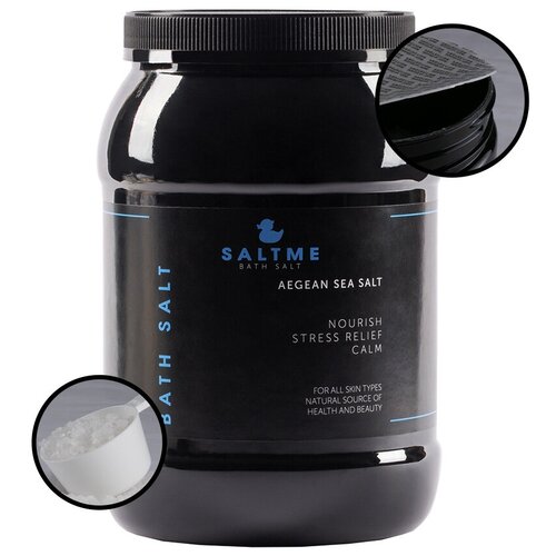 Купить SALTME Соль Эгейского моря, 3 кг /натуральная морская соль для ванны/соль природная для ванны/антицеллюлитная/расслабление/похудение.
