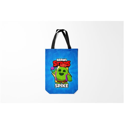 фото Сумка-шоппер / 31х42 см / геймерам / brawl stars spike burnettie