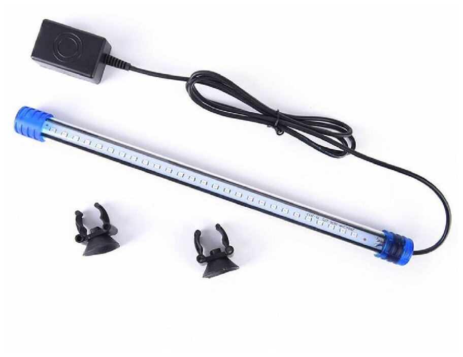 Универсальный светодиодный светильник голубой 60см 10,8ватт - фотография № 1