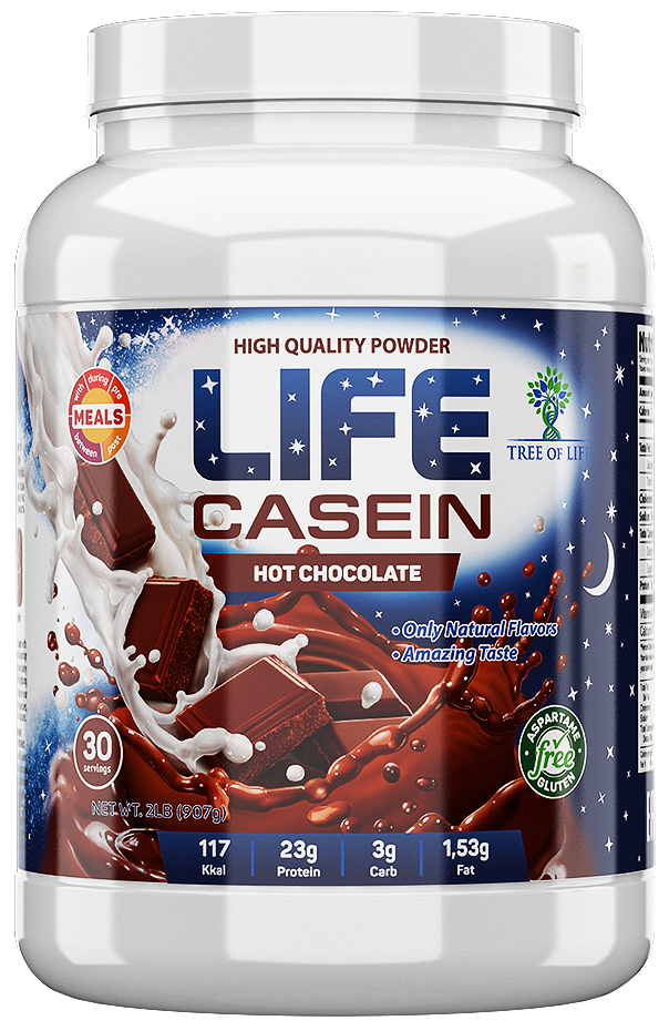 Life Casein 907 gr, 30 порции(й), горячий шоколад