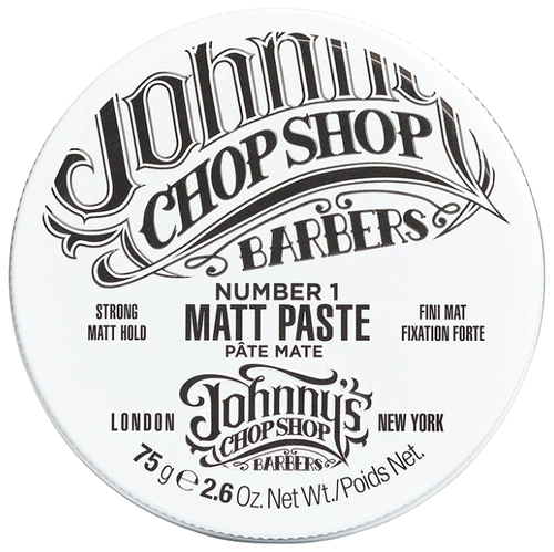 JOHNNYS CHOP SHOP паста №1 Matt Paste, сильная фиксация, 75 мл