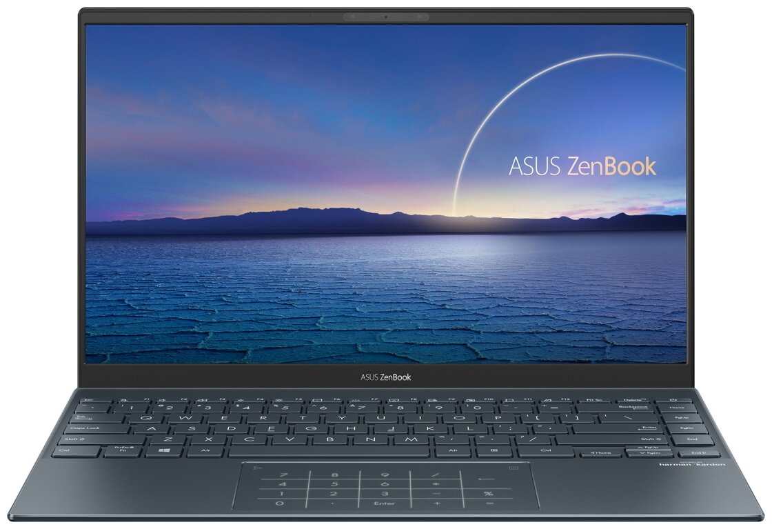 Ноутбук ASUS Zenbook 14 UX425EA-KI948W 90NB0SM1-M00DV0 (14", Core i5 1135G7, 8Gb/ SSD 512Gb, Iris Xe Graphics) Серый