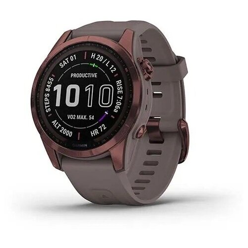 Умные часы Garmin Fenix 7S Sapphire Solar (Цвет: Dark Bronze)