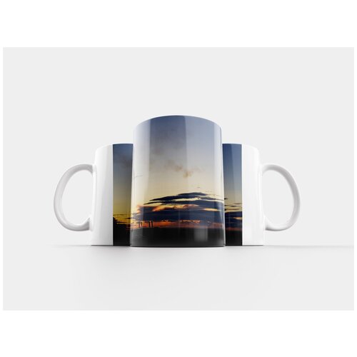 фото Кружка "заход солнца, пляж, приморский" 320 мл lotsprints