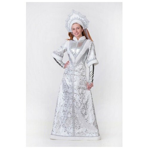 фото Карнавальный костюм снегурочка метелица, платье, кокошник, р. 48 recom