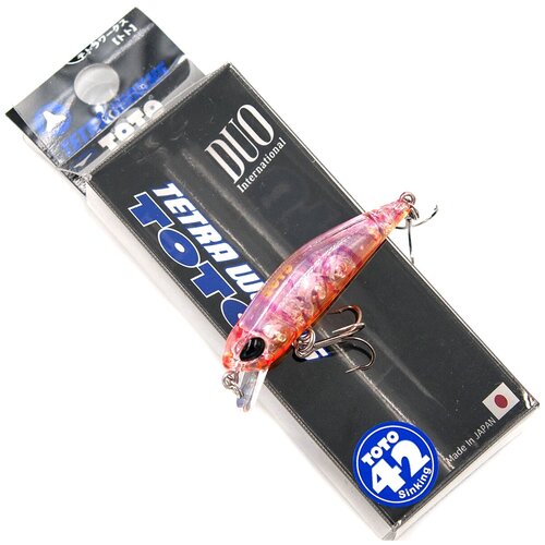 Воблер DUO TETRA WORKS TOTO 42S 2,8g цвет CTA0389 SAKURA SHRIMP