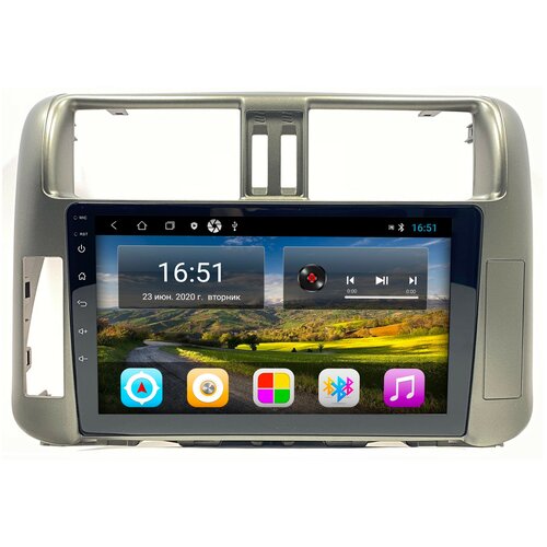 Штатная магнитола Zenith Toyota Prado 150 2010-2014, Android 10, 2/16GB