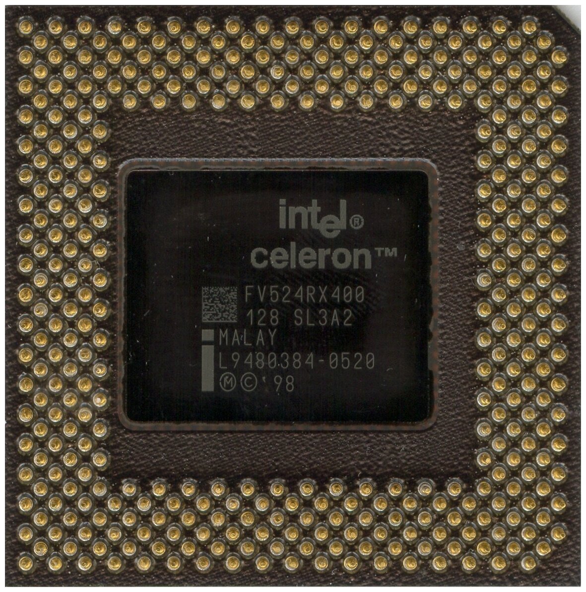 Процессор Intel Celeron FV524RX400 S370,  1 x 400 МГц, OEM